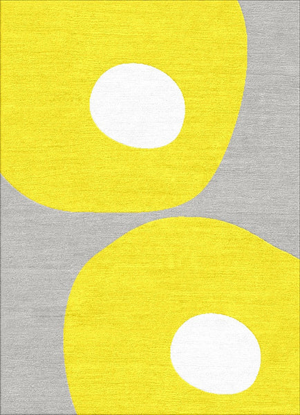 Bamboo Poles Rug - Lagoon