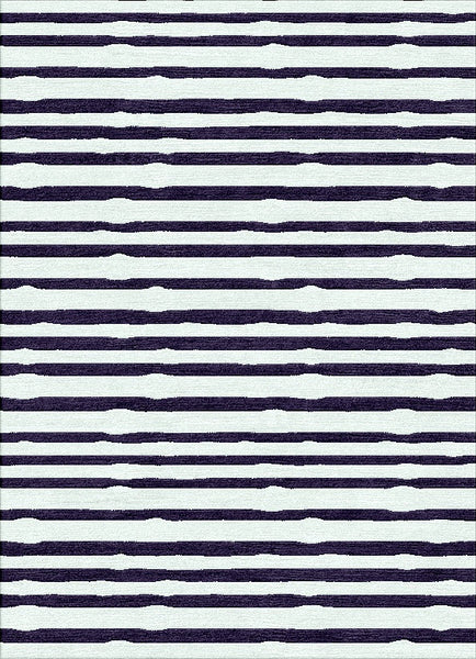 Bamboo Striipe Rug - Eclipse