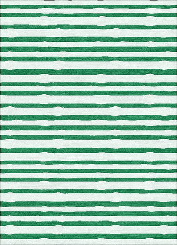 Bamboo Striipe Rug - Lagoon