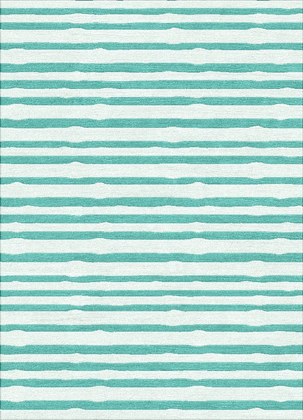 Bamboo Striipe Rug - Malibu