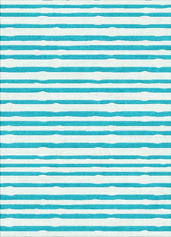 Bamboo Striipe Rug - Black