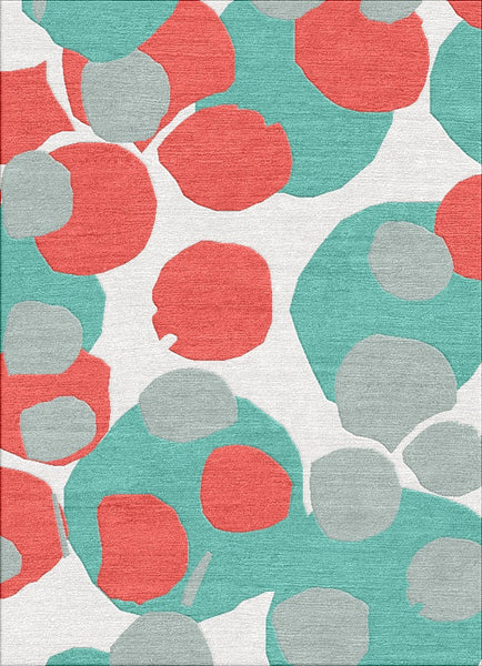 Coconuts Rug - Spiced Coral