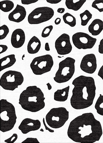 Coral Large Rug - Black