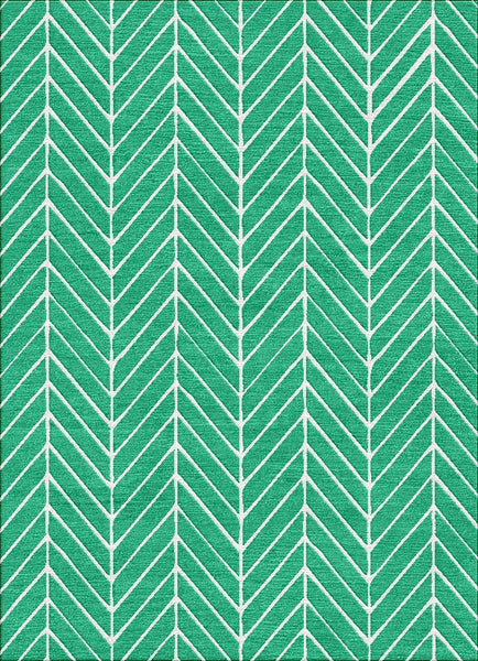 Crossing Rug - Emerald