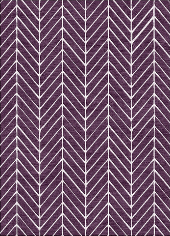 Crossing Rug - Wineberry
