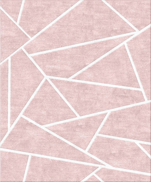 Deco Facet Rug - Pink Icing