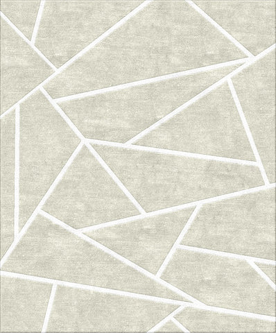 Deco Facet Rug - Grey Jade