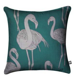 Deco Flamingo Cushion