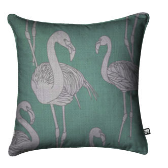 Deco Flamingo Cushion