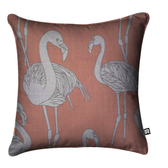 Deco Flamingo Cushion