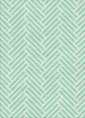 Hearingbone Rug - Rasberry