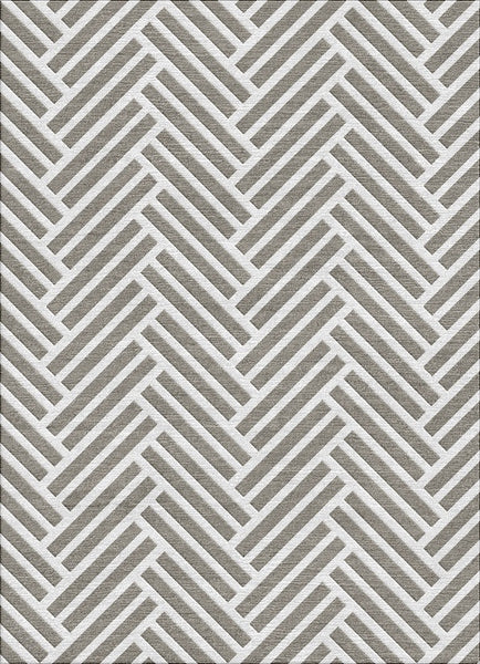 Hearingbone Rug - Dazzling Blue