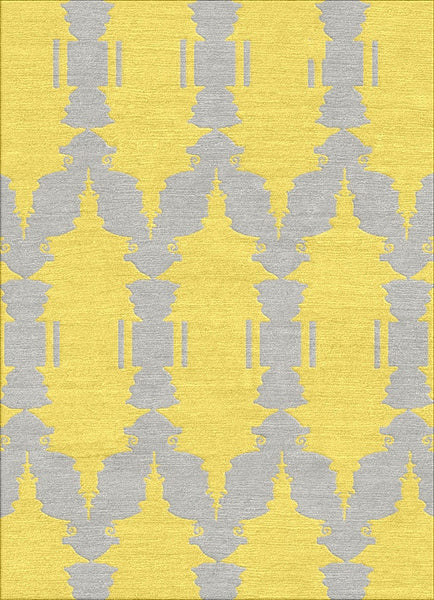 Pagoda Rug - Dazzling Blue Grey