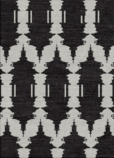 Pagoda Rug - Black