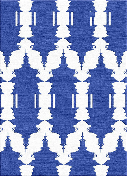 Pagoda Rug - Dazzling Blue