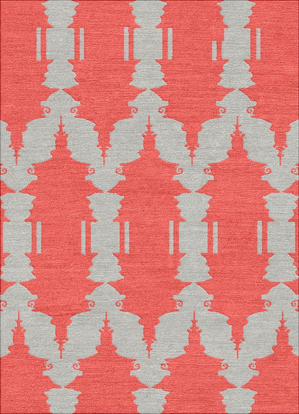 Pagoda Rug - Spiced Coral