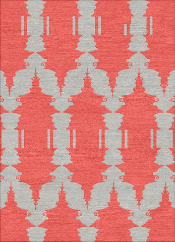 Pagoda Rug - Spiced Coral