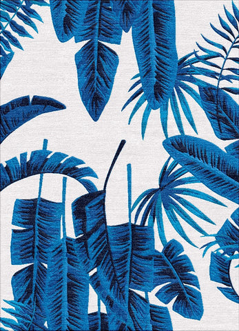 Palms Rug - Blue