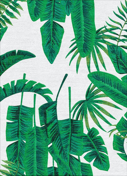 Palms Rug - Emerald