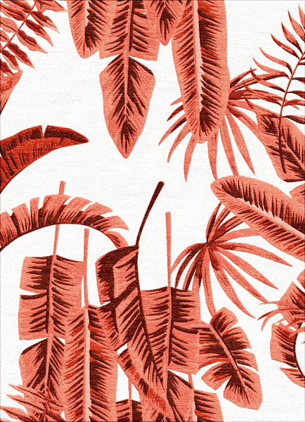 Palms Rug - Paprika