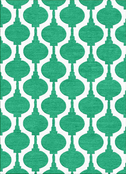 Paper Lanterns Rug - Emerald