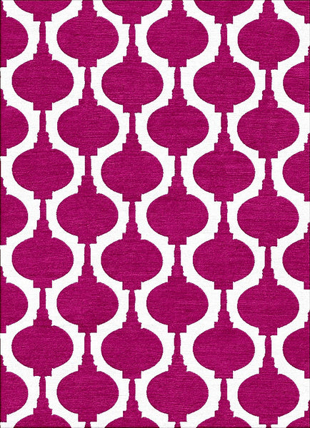 Paper Lanterns Rug - Salmon