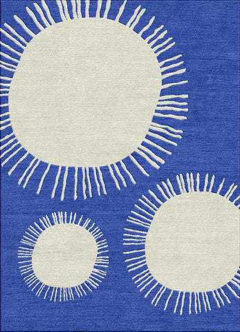 Rambutans Rug - Dazzling Blue