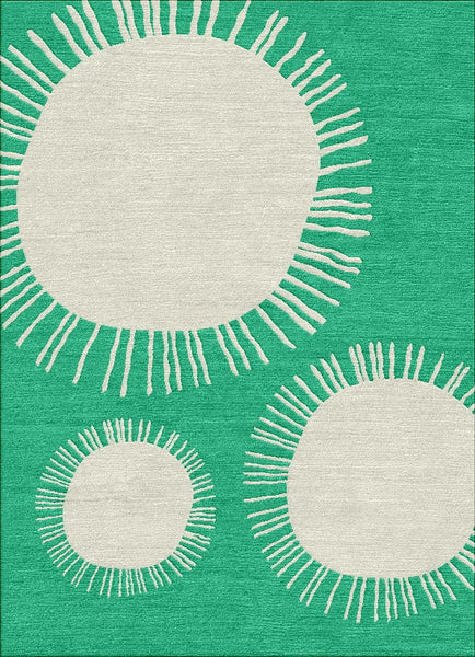 Rambutans  Rug - Emerald