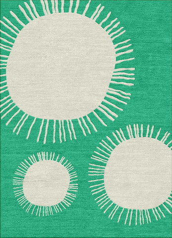 Rambutans  Rug - Emerald
