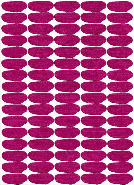 Rice  Rug - Rasberry