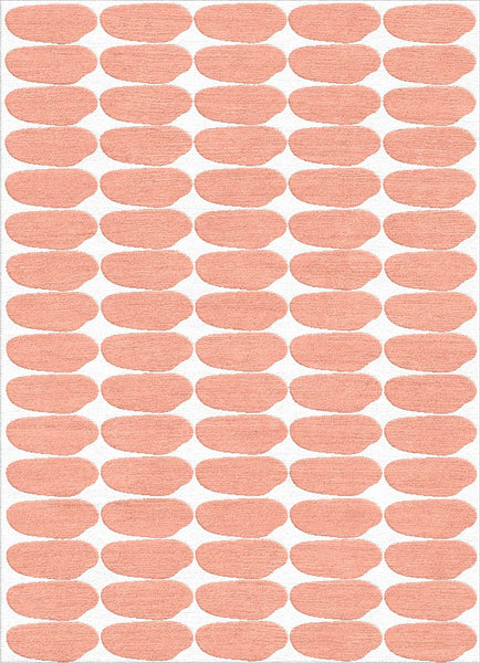 Rice  Rug - Salmon