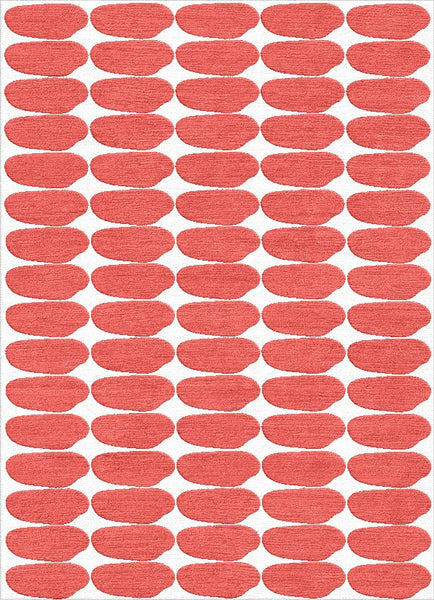 Rice  Rug - Spiced Coral