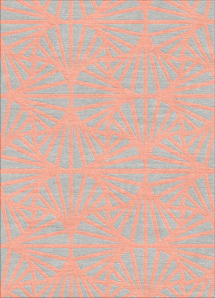 Travellers Palm Rug - Salmon