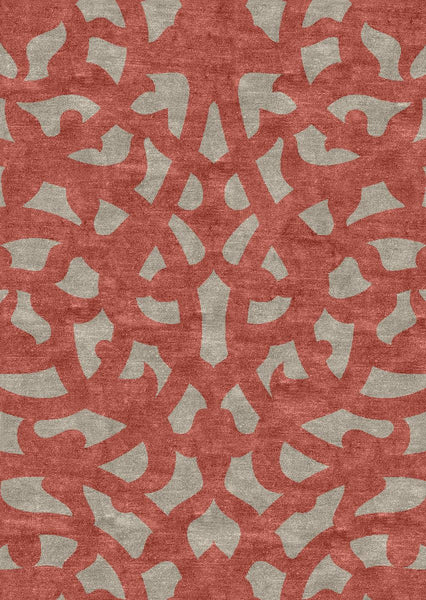 Chinese Door Rug - Coffee Bean