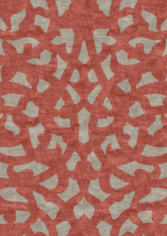 Chinese Door Rug - Coffee Bean