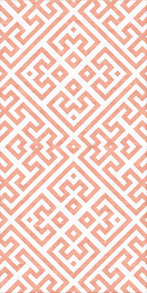 Deco Bloom Rug - Salmon