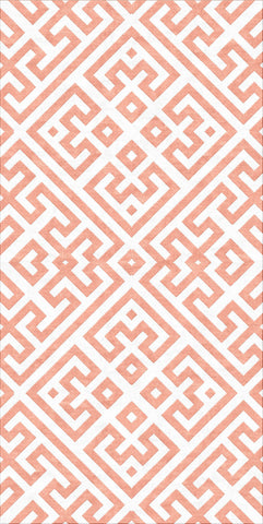 Deco Bloom Rug - Salmon