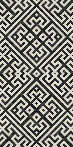 Deco Bloom Rug - Silver Lining