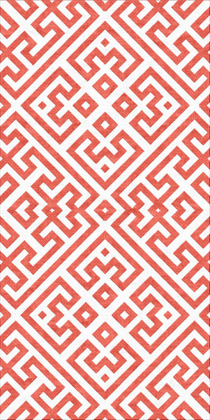 Deco Bloom Rug - Spiced Coral