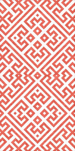 Deco Bloom Rug - Spiced Coral