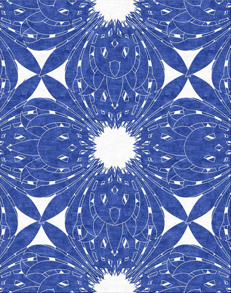 Bloom Rug - Dazzling Blue
