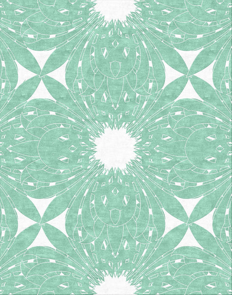 Bloom Rug - Grey Jade