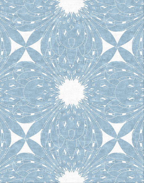 Bloom Rug - Pastel Blue
