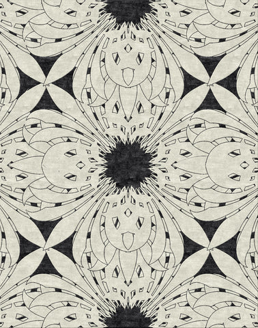 Deco Crossing Rug - Silver Lining