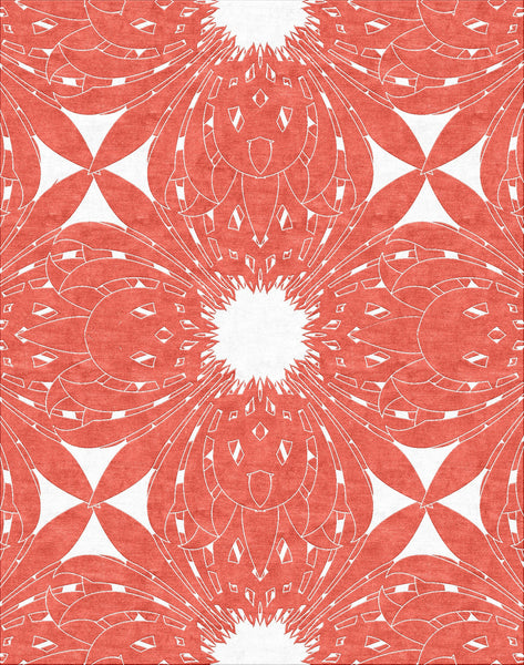 Bloom Rug - Spiced Coral