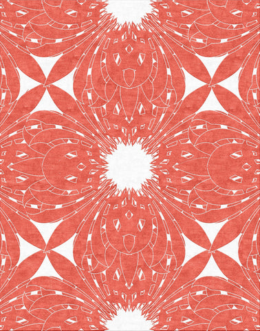 Bloom Rug - Spiced Coral