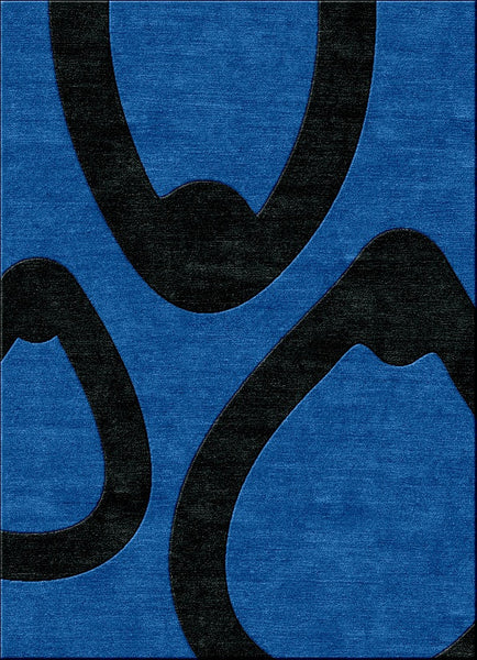 Bush Tucker Rug - Dazzling Blue