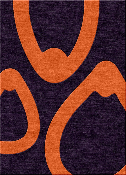 Bush Tucker Rug - Terracotta