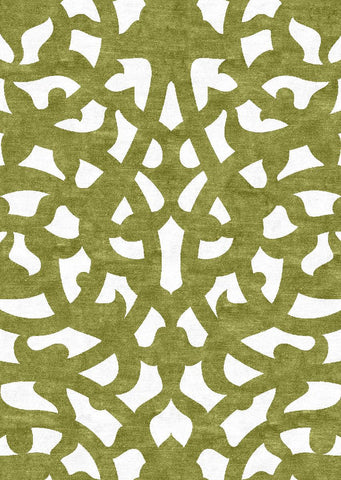 Chinese Door Rug - Grape