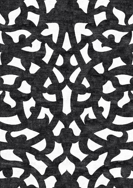 Chinese Door Rug - Coffee Bean